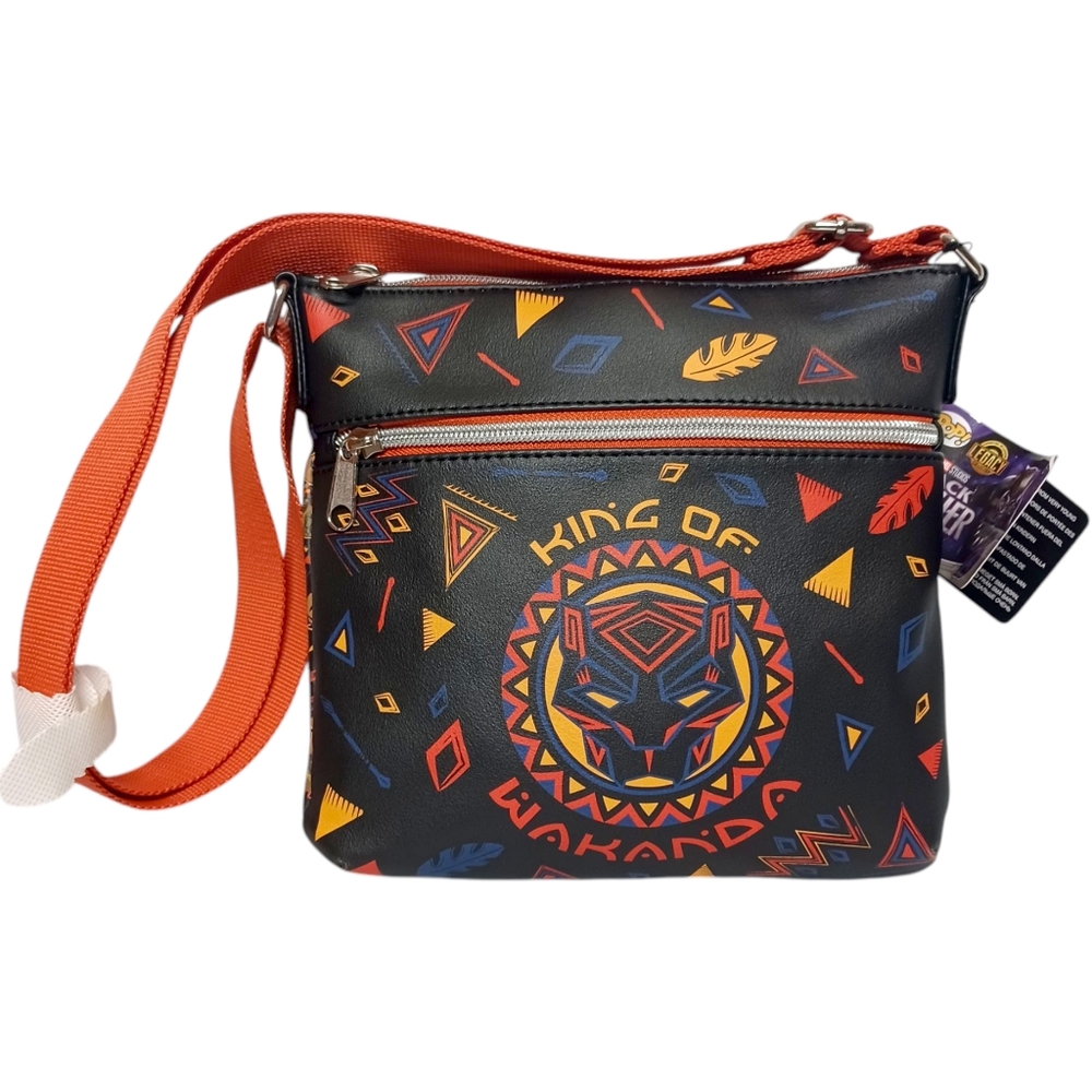FUNKO POP MARVEL Black Panther Wakanda Superhero Passport Crossbody Bag NWT